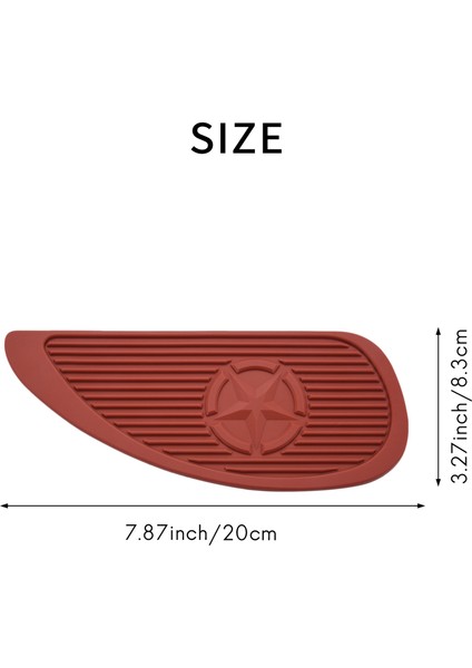 1 Çift Motosiklet Tankı Çekiş Pedi Yan Gaz Diz Tutma Koruyucusu Kaymaz Etiket Kawasaki Suzuki Honda Kahverengi (Yurt Dışından) fırsatları