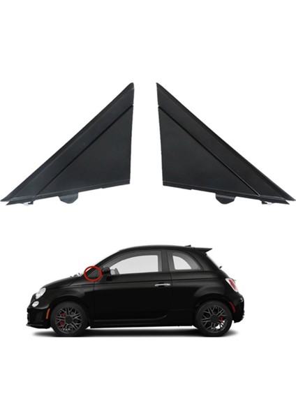 Sağ Dikiz Aynası Üçgen Ayna Dekoratif Levha 1SH16KX7AA Fiat 500 2012-2019 Için Araba Aksesuarları (Yurt Dışından) fiyatları