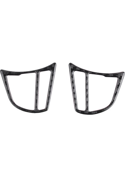 Karbon Fiber Direksiyon Simidi Düğmesi Sticker Kapağı Trim Çerçeve Dekorasyonu -Bmw 3 4 Serisi Gt F30 F32 F34 2013-2017 (Yurt Dışından)