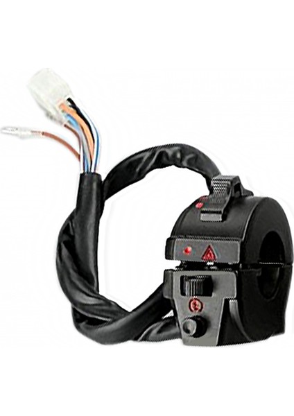 Sağ Motosiklet Gidon Anahtarı Marş Korna Dönüş Sinyali Uzak Yakın Lamba Anahtarı Montajı Honda Xl Xr 250 400 650 (Yurt Dışından)