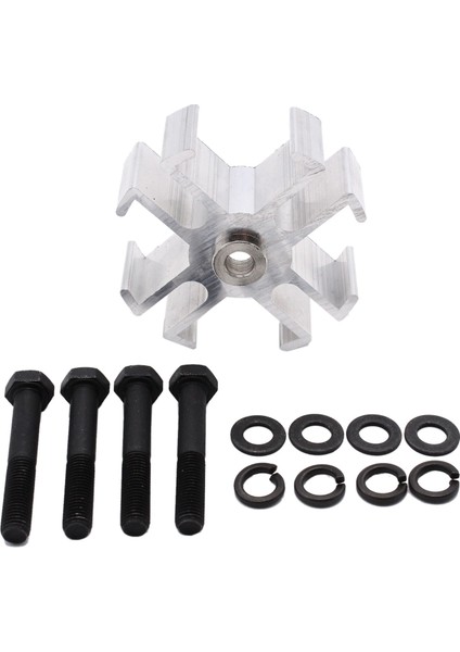 Gm Chevy Ford Sbc Bbc 1.0 Inç 1210 Için 1 Inç Alüminyum Mekanik Fan Ara Parçası Kiti (Yurt Dışından)