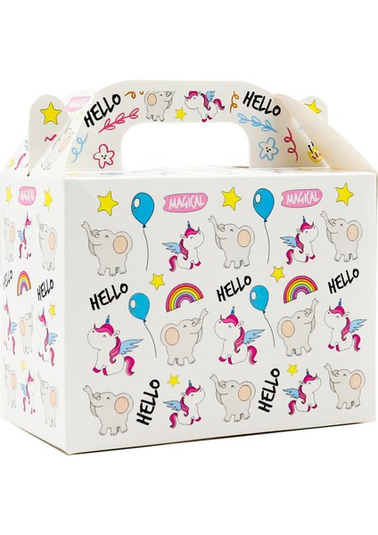 Hayvan Desenli Kutu 3 Adet | 14 x 10 cm | Eğlenceli Hediye ve Organizasyon Kutusu M2