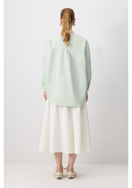 Oversize Basic Gömlek