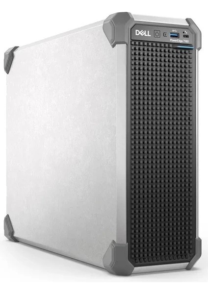 Poweredge T160 Intel Xeon E-2434 PET160SPL3-09 16GB 3X480GB Freedos 1X300W Raid Controller Tower Sunucu modelleri