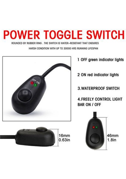 2 Işıklı Sigorta Açma-Kapama Anahtarı Için Kablo Demeti Kiti 12V 40A Röle 180 W/ 300W 4-52 Inç LED Çalışma Işığı Çubuğu Için (Yurt Dışından) fiyatları