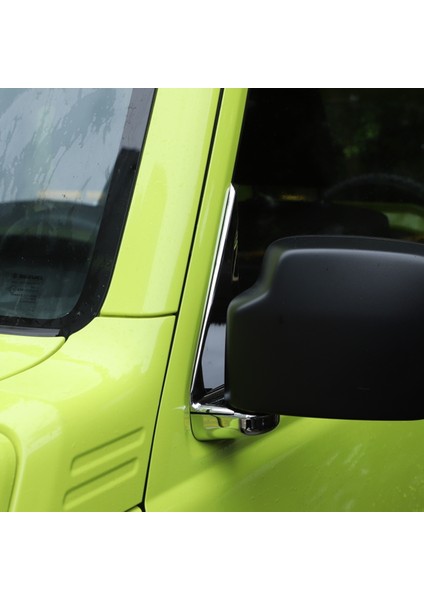 Araba Geri Vites Aynası Tabanı Dekorasyon Kapak Trim Etiket Aksesuarları Suzuki Jimny 2019 2020 2021 2022, Krom (Yurt Dışından)