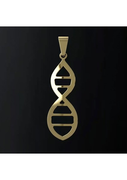 14 Ayar Altın Kolye Ucu Dna GM4529 0.5 gr