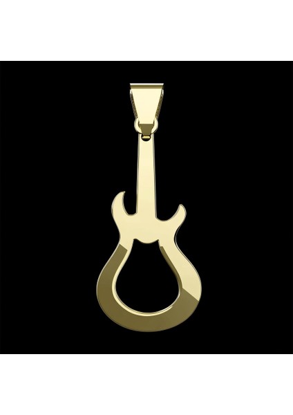 8 Ayar Altın Kolye Ucu Gitar GM4389 0.5 gr