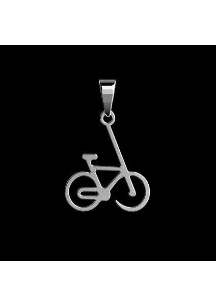 925 Ayar gümüş kolye bisiklet SM4496