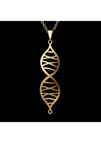 8 Ayar Altın Kolye Ucu Dna GM4526 1 gr