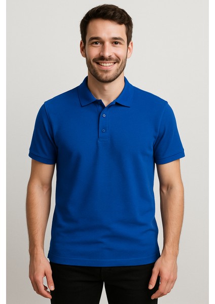Minimalist Tasarım Erkek Tişört – Polo Yaka