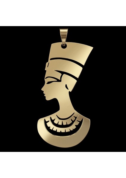 8 Ayar Altın Kolye Ucu Nefertiti GM4345 1 gr