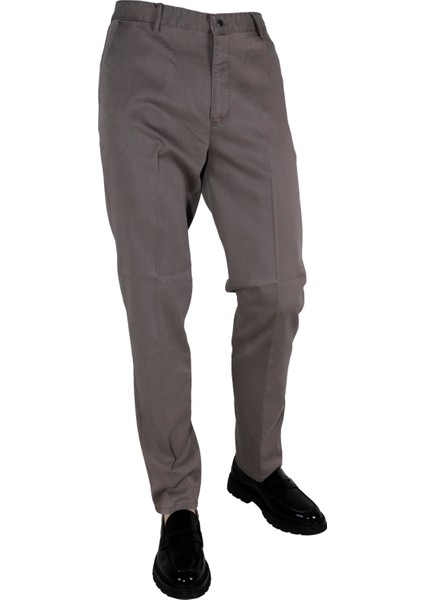 Erkek Terleme Yapmaz Regular Fit Keten Pantolon 0550-BEJ