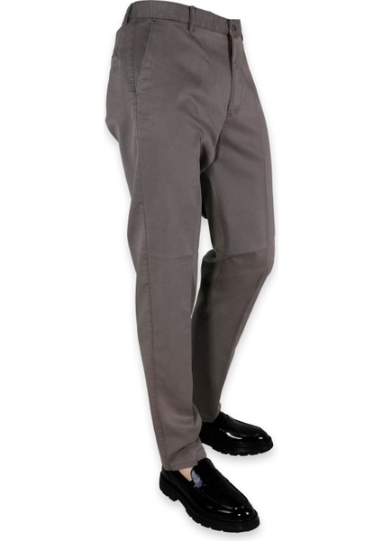 Erkek Terleme Yapmaz Regular Fit Keten Pantolon 0550-BEJ