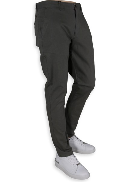 Erkek Terleme Yapmaz Slim Fit Kanvas Pantolon 5555-HAKI fiyatları