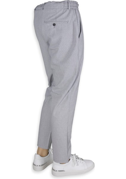 Erkek Terleme Yapmaz Beli Lastikli Bağcıklı Jogger Pantolon 2832-GRİ modelleri