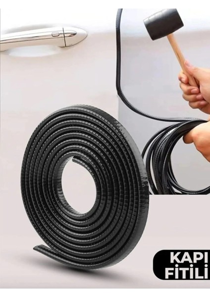 Oto Kapı Fitili Çizilme Çarpma Önleyici Araç Kapı Koruyucu Fitil 5 Metre modelleri