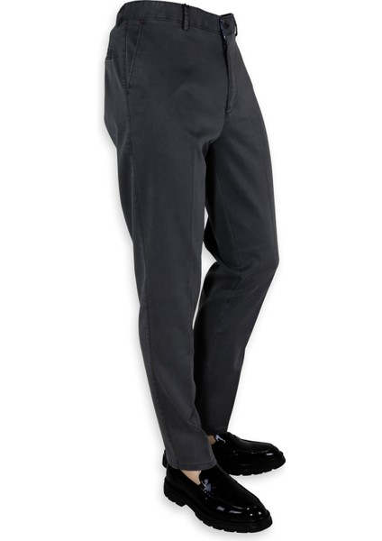 Erkek Terleme Yapmaz Regular Fit Keten Pantolon 0550-GRİ fiyatları