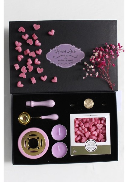 Mum Mührü Uygulama Seti Lila Kendin Yap Mühür Seti 7 Parça BBS1013 fiyatları