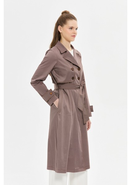 Dikiş Detaylı Trenc Kahve modelleri