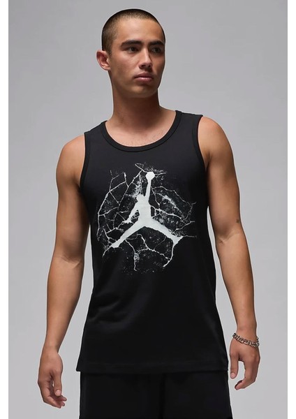 Air Jordan Cement Slvls Crew Erkek Atlet Siyah