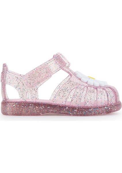 Çocuk Cırtlı Sandalet S10322 Tobby Gloss Flor
