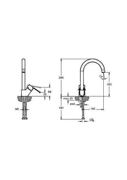 Nora S Banyo Bataryası + Lavabo Bataryası + Eviye Bataryası + Artema 3s Duş Sistemi
