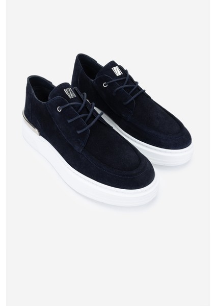 Erkek Deri Siyah Süet Sneakers & Spor Ayakkabı 352 22253 Erk Ayk Y25 Sıyah Suet