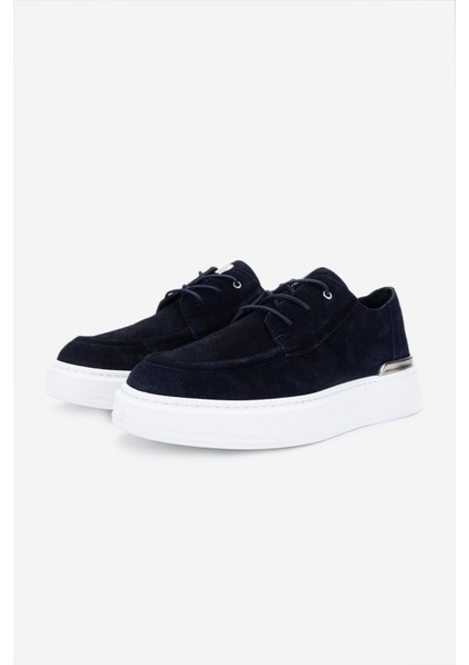 Erkek Deri Siyah Süet Sneakers & Spor Ayakkabı 352 22253 Erk Ayk Y25 Sıyah Suet