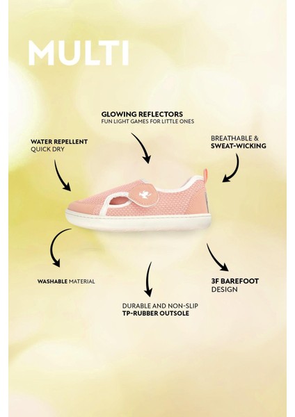 Multi Pembe Mix Barefoot Çocuk Ayakkabı fiyatları