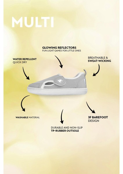 Multi Gri Mix Barefoot Çocuk Ayakkabı fiyatları