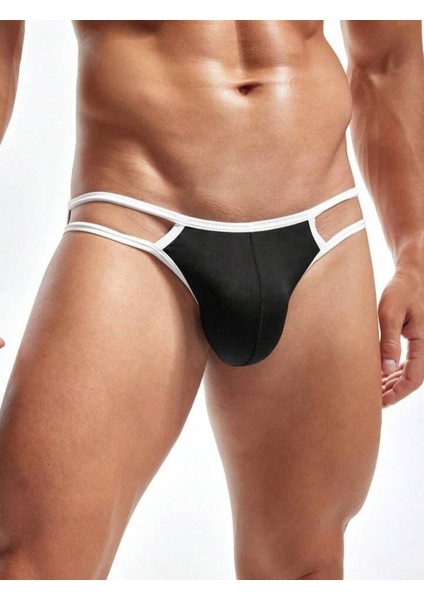 Erkek Beyaz Biyeli Slip Iç Giyim