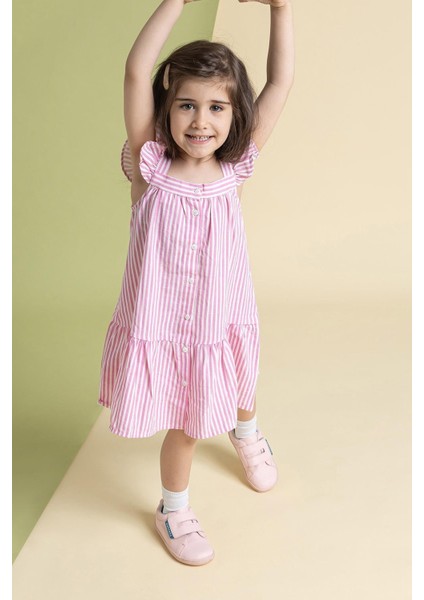 Smart Walker Casual Süper Mat Pembe Barefoot Çocuk Ayakkabı indirimleri