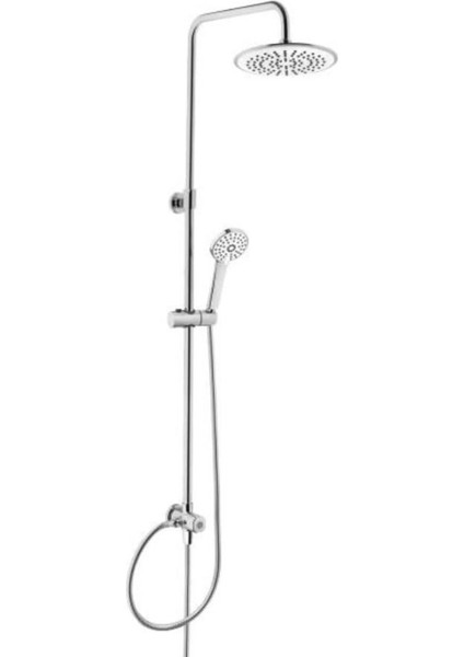 Solid S Banyo Bataryası + Kuğu Lavabo Bataryası + 3c Duş Sistemi
