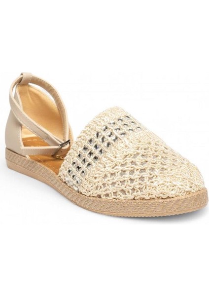 Sprs 03181 Kadın Örgü Detaylı Günlük Babet