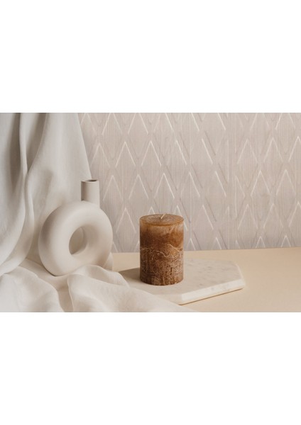 Kendinden Yapışkanlı 3D Duvar Paneli Beyaz Huş Baklava Desen 41x41 Cm/ 6 Adet /1 M²