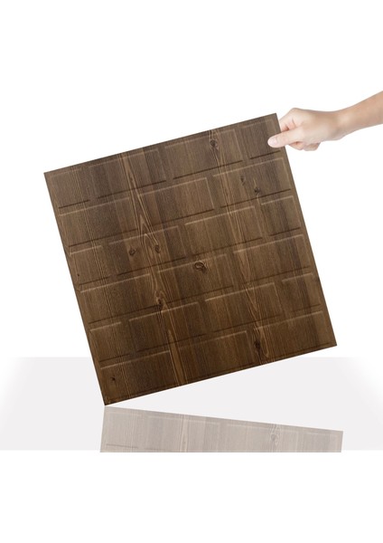 Kendinden Yapışkanlı 3D Duvar Paneli Antik Metro Desen 41x41 Cm/ 6 Adet /1 M²