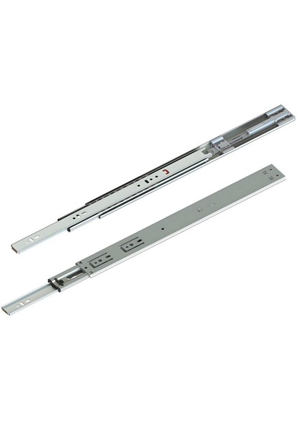 En 43 mm Frenli Teleskopik Bilyalı Çekmece Rayı Kaplamalı - 40 cm (2 Takım)