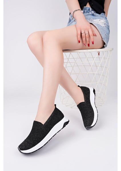 Ortopedik Pedli Triko Spor Ayakkabı