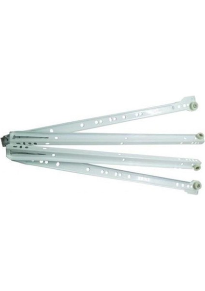 Standart Çekmece Kızağı Dolap Çekmece Rayı Beyaz 30 cm (5 Takım) fırsatları