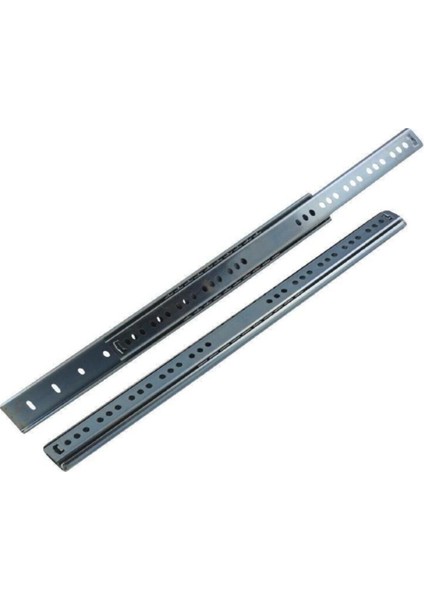En 45 mm Frenli Teleskopik Bilyalı Çekmece Rayı 50 cm (3 Takım)
