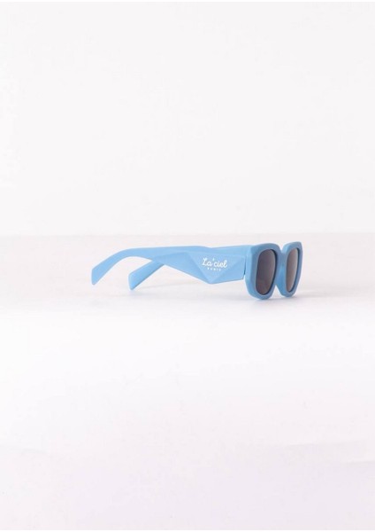 Unisex La'ciel Paris Kemik Uv 400 Korumalı Güneş Gözlüğü Kutulu Mavi