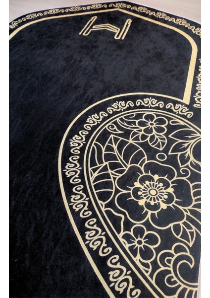 Kisiye Özel Isim Nakışlı Çift Seccade – 60 X115 cm Çeyizlik, Kadife& Kaymaz Taban