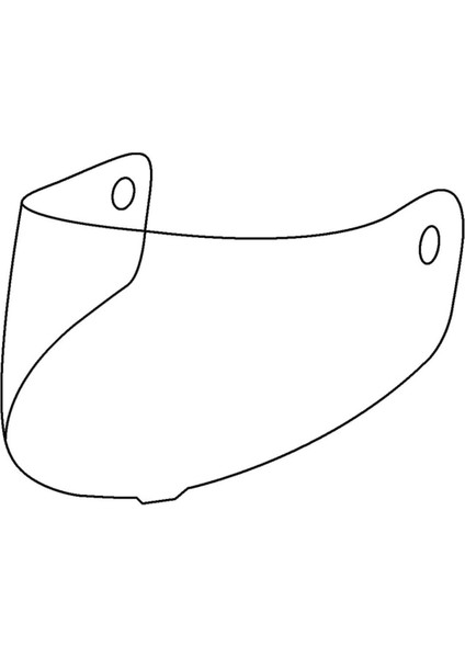 Krios Kask Camı Şeffaf