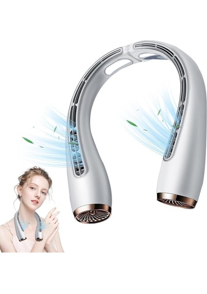 Kanatsız Boyun Fanı - Şarj Edilebilir Taşınabilir 3 Vites Ayarlanabilir 4000 Mah Akülü fiyatları