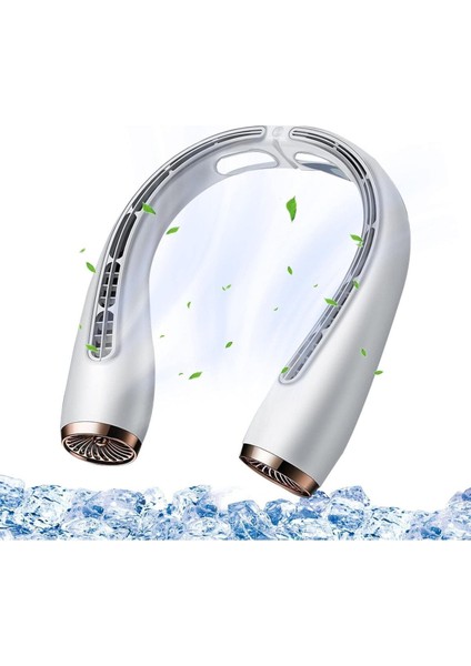 Kanatsız Boyun Fanı - Şarj Edilebilir Taşınabilir 3 Vites Ayarlanabilir 4000 Mah Akülü fırsatları
