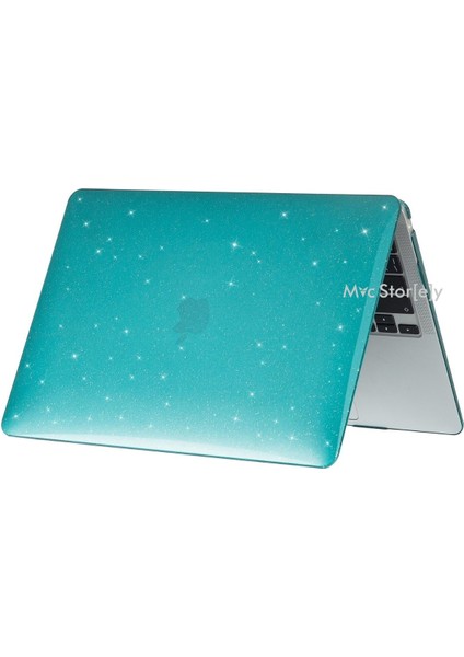 Macbook Air M1 Kılıf 13INÇ Simli Kristal Parlak (Touchıd'li M1 Air) A2337 A2179 A1932 ile Uyumlu modelleri