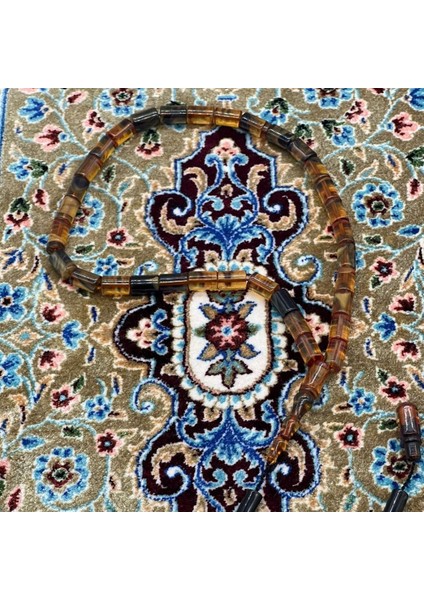 Doğal Kesme Kehribar Tesbih 30 cm fiyatları