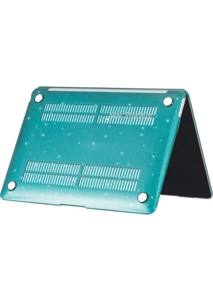 Macbook Air M1 Kılıf 13INÇ Simli Kristal Parlak (Touchıd'li M1 Air) A2337 A2179 A1932 ile Uyumlu indirimleri