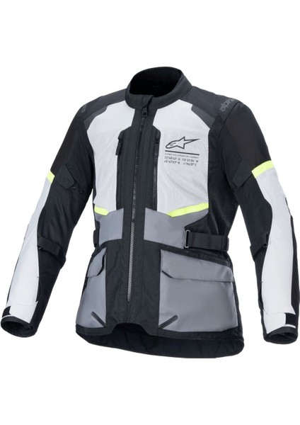 Andes Air Drystar Korumalı Motosiklet Montu Siyah Gri